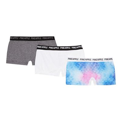 Pack of three girls' assorted shorts
